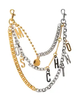 Moschino: Серебристая сумка 