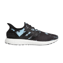 Adidas: Чёрные кроссовки  Parley