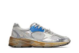 Golden Goose: Серебристые кроссовки  Dad-Star