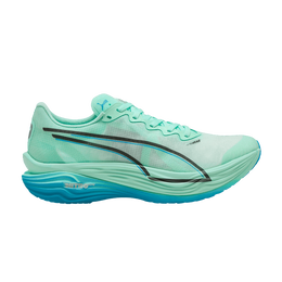 PUMA: Зелёные кроссовки  Deviate Nitro
