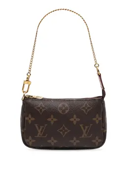 Louis Vuitton Pre-Owned: Коричневая сумка 
