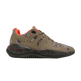Adidas: Зелёные кроссовки  ZX