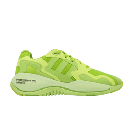 Adidas: Зелёные кроссовки  Solar