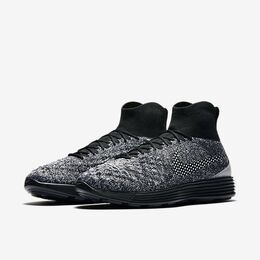 Nike: Чёрные кроссовки  Lunar Magista 2 Flyknit