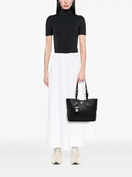Prada Pre-Owned: Чёрная сумка-шоппер 