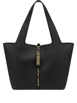 Love Moschino: Чёрная сумка-шоппер 