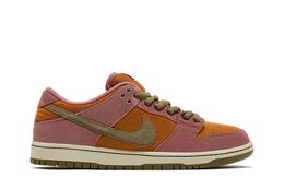Nike: Красные кроссовки  Dunk Low
