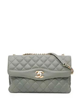CHANEL Pre-Owned: Зелёная сумка 