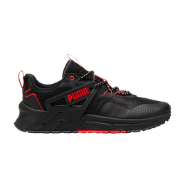 PUMA: Чёрные кроссовки 