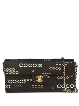 CHANEL Pre-Owned: Чёрная сумка 