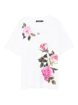 Dolce & Gabbana: Футболка  T с растительным принтом