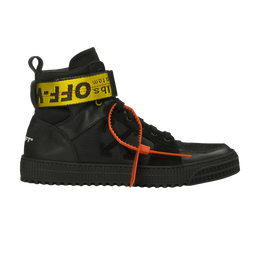 Off-White: Чёрные кроссовки 