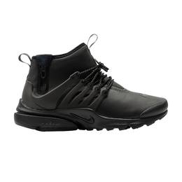 Nike: Чёрные кроссовки  Air Presto Mid Utility