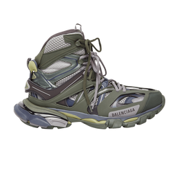 Balenciaga: Кроссовки  Track Hike цвета хаки