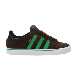 Adidas: Зелёные кроссовки  Campus