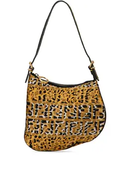 Fendi Pre-Owned: Сумка с леопардовым принтом 