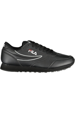Fila: Чёрные кроссовки 