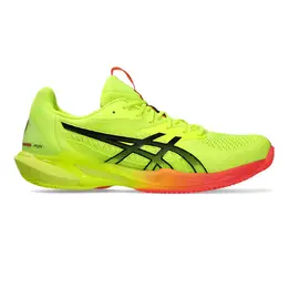 Asics: Жёлтые кроссовки 