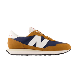 New Balance: Оранжевые кроссовки  237
