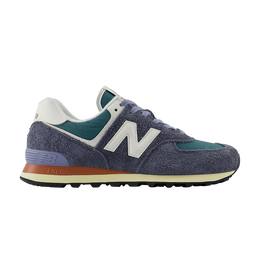 New Balance: Тёмные кроссовки  574