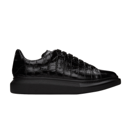 Alexander McQueen: Чёрные кроссовки  Oversized