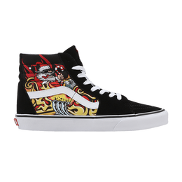 Vans: Чёрные кроссовки  Sk8-Hi