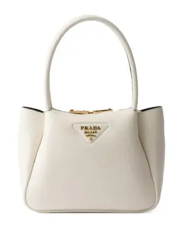 Prada: Белая сумка-шоппер 