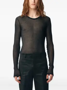 Ann Demeulemeester: Футболка с длинным рукавом 