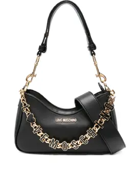 Love Moschino: Чёрная сумка-шоппер 