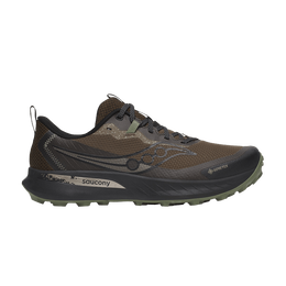 Saucony: Чёрные кроссовки  Peregrine