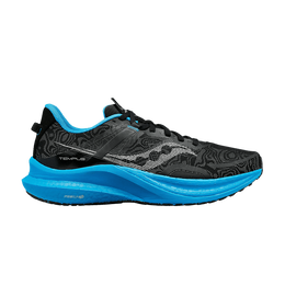 Saucony: Чёрные кроссовки 