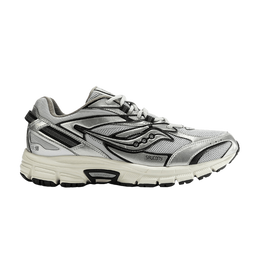 Saucony: Серебристые кроссовки  Grid