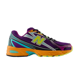 New Balance: Фиолетовые кроссовки 