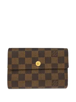 Louis Vuitton Pre-Owned: Коричневый кошелёк 
