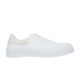 Alexander McQueen: Белые кроссовки  Deck Plimsoll