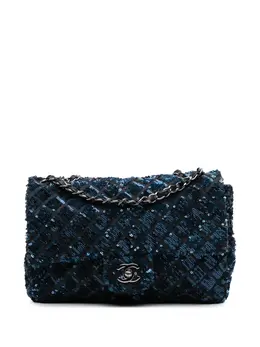 CHANEL Pre-Owned: Голубая сумка 