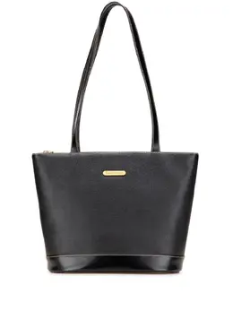Burberry Pre-Owned: Чёрная сумка-шоппер 