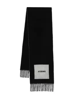 Jacquemus: Чёрный шарф 