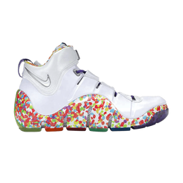 Nike: Белые кроссовки  Zoom Lebron 4