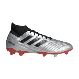 Adidas: Серебристые кроссовки  Predator
