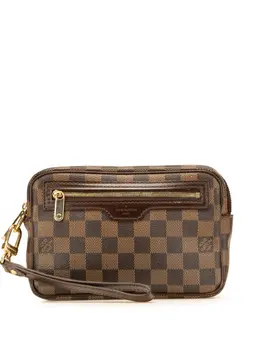 Louis Vuitton Pre-Owned: Коричневый клатч 