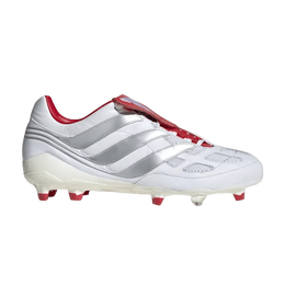 Adidas: Серебристые кроссовки  Predator
