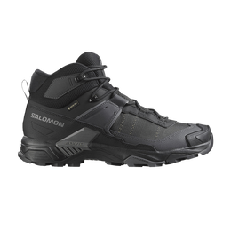 Salomon: Чёрные кроссовки 