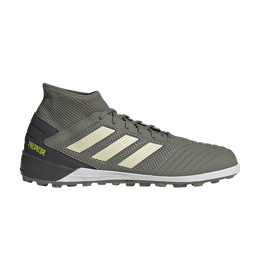 Adidas: Зелёные кроссовки  Predator