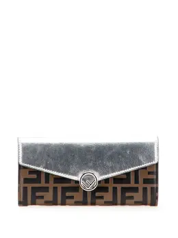 Fendi Pre-Owned: Коричневый кошелёк 