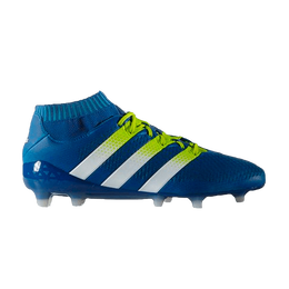 Adidas: Голубые кроссовки  Primeknit
