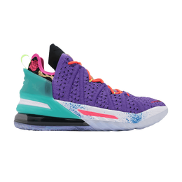 Nike: Фиолетовые кроссовки  Lebron 18