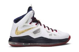 Nike: Белые кроссовки  Lebron 10