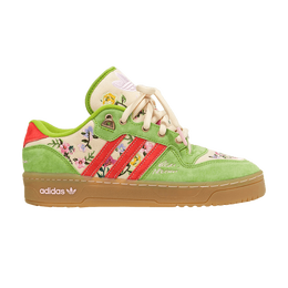 Adidas: Зелёные кроссовки  Rivalry Low