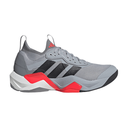 Adidas: Серебристые кроссовки 